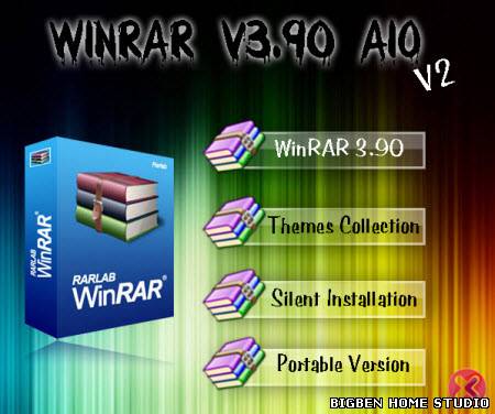 Скриншот к WinRAR v3.90 AiO V2
