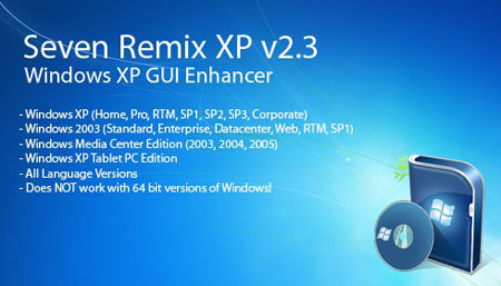 Скриншот к Seven Remix XP 2.31