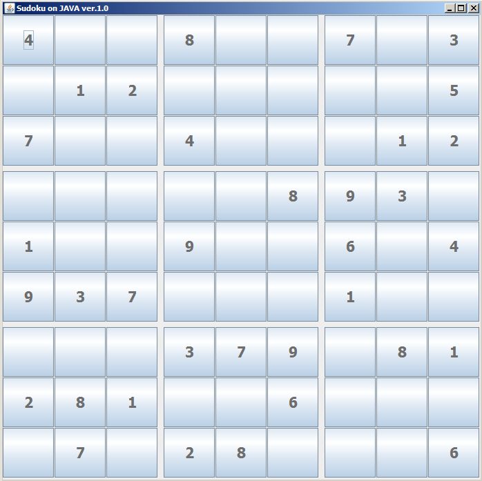 Скриншот к Sudoku 1.0